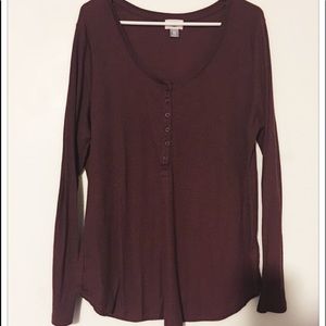 Old Navy Partial Button-Down